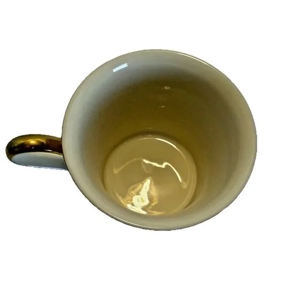 Lenox Dimensions Holiday Mug Holly & Berries Gold Trim - Picture 3 of 4